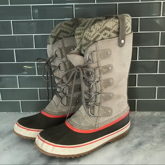 Sorel Shoes - Sorel Joan of Arctic Knit Waterproof boots